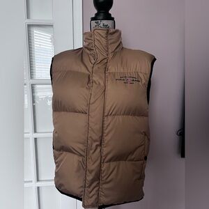 Ralph Lauren Men's Brown Puffer Vest